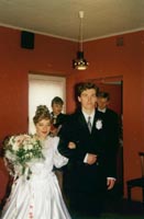 Several seconds before they'll be man and wife